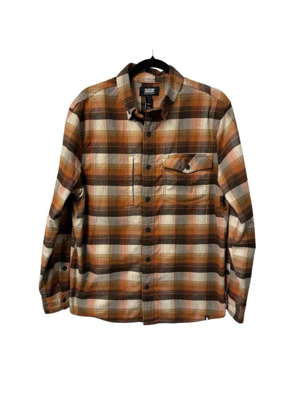ALASKAN HARDGEAR FLANNEL SHIRT PLAID STANDARD FIT MENS M LUMBERJACK FALL CASUAL